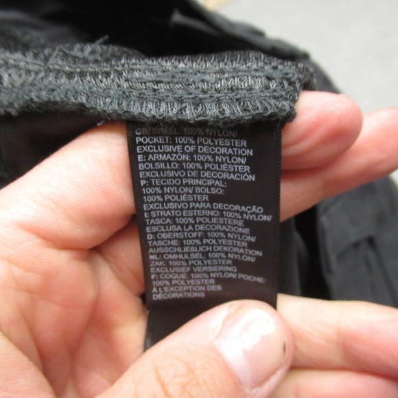 North Face Pants Mens 34 Grey Paramount Trail Hiking Active Leg Zip Rain 33x27 - Picture 9 of 12